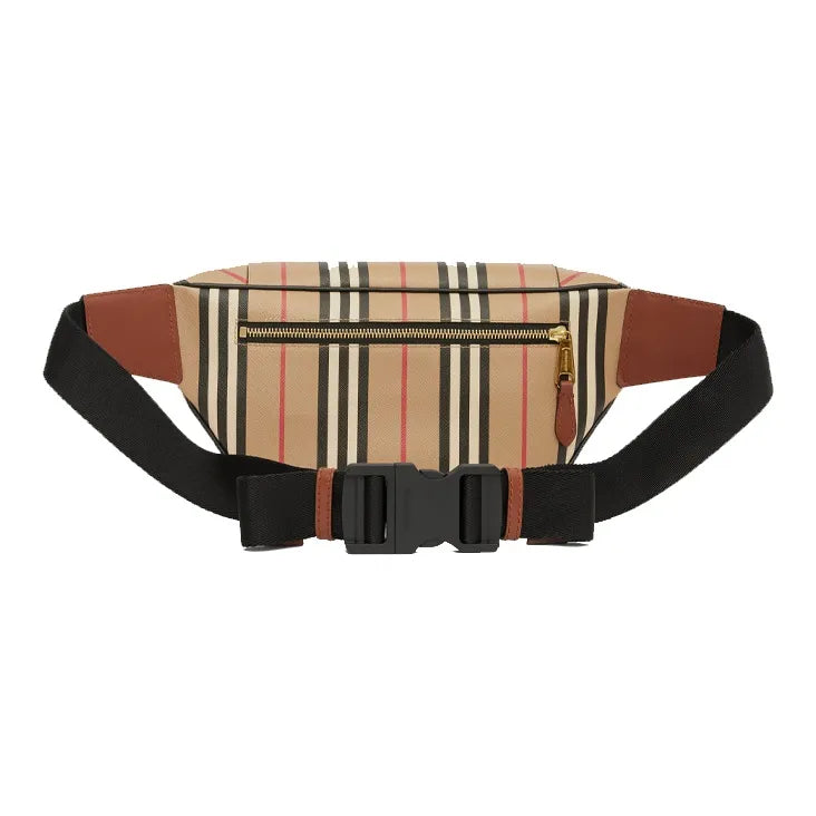 Burberry Eco Friendly Canvas Sony Sling Bag Crossbody Bag Fanny Pack Regular Unisex Beige