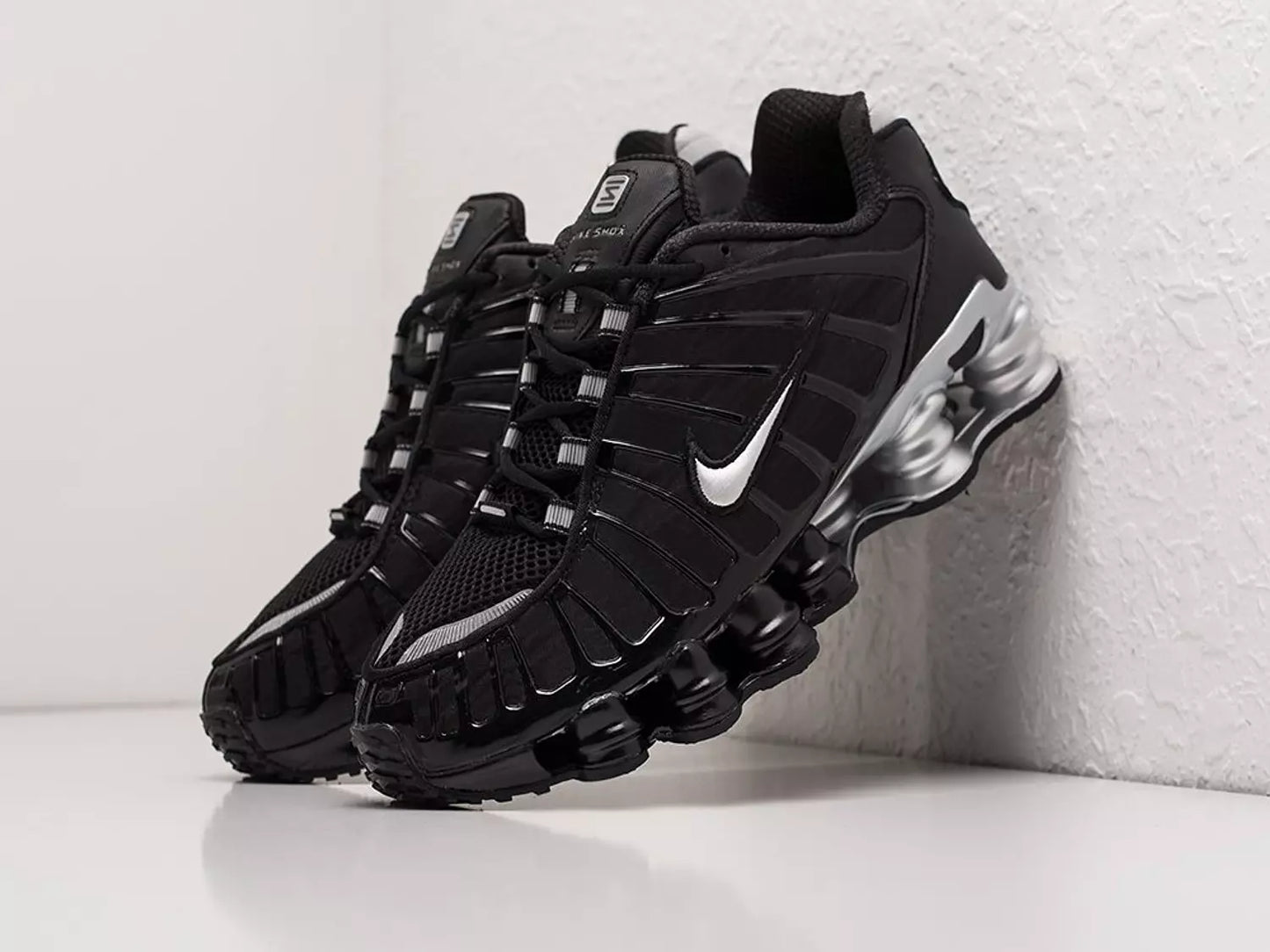 NIKE SHOX TL BLACK METALLIC PEWTER CARGO KHAKI