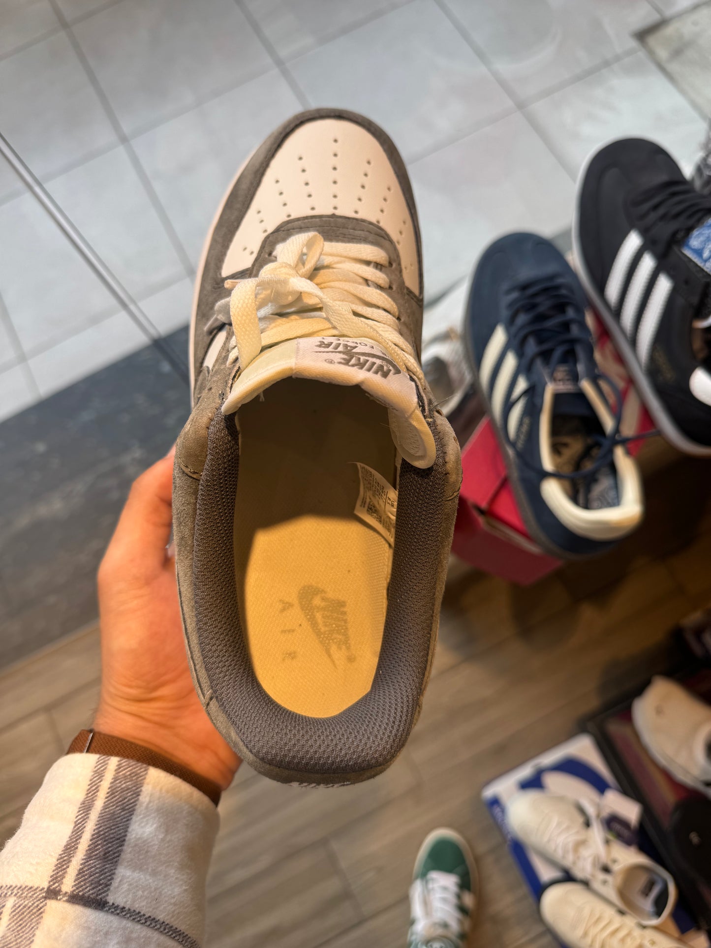 Akira x Air Force 1 07 Low dark Grey White