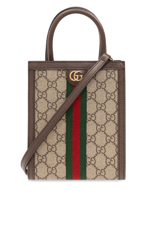 Gucci Gucci beige ‘Ophidia Super Mini’ shoulder bag