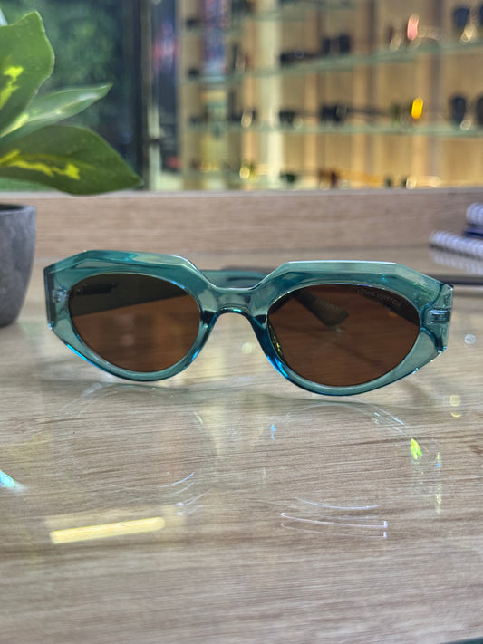 Oval Louis Vuitton Frame Sunglasses – Teal Edition