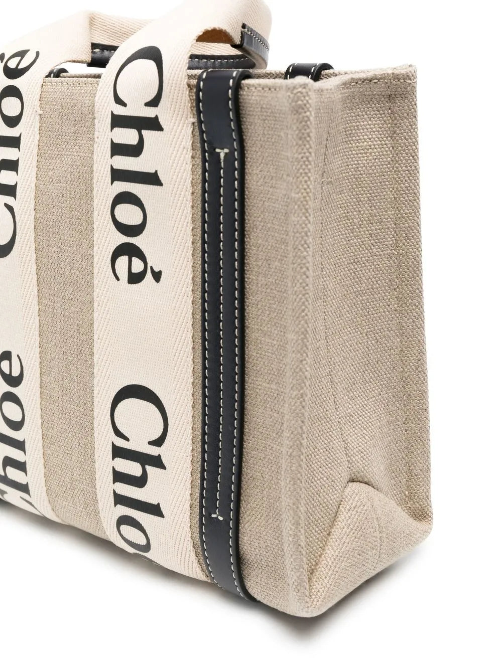 Chloé Woody logo-print tote bag
