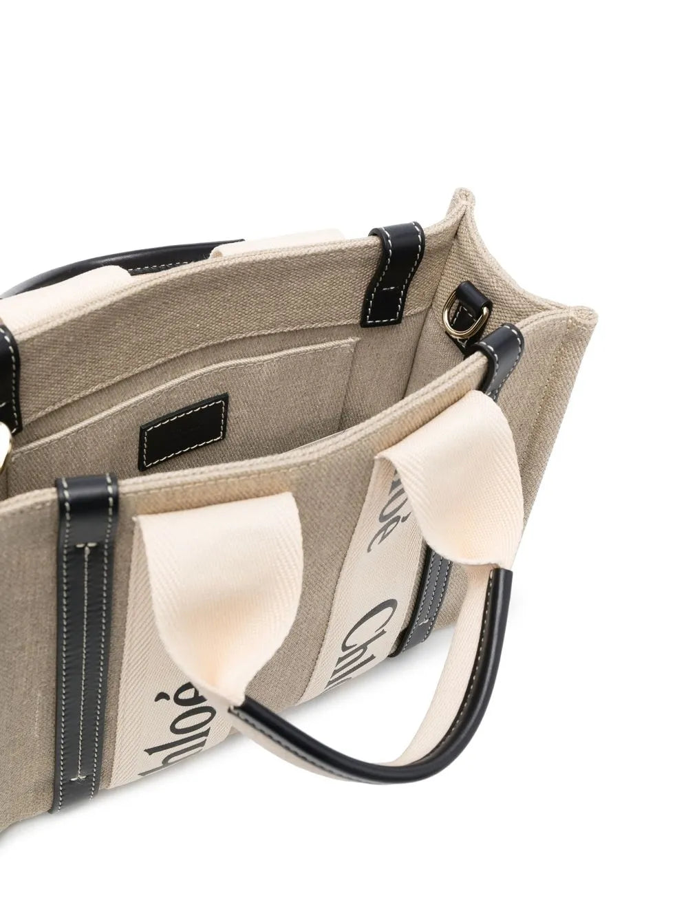Chloé Woody logo-print tote bag