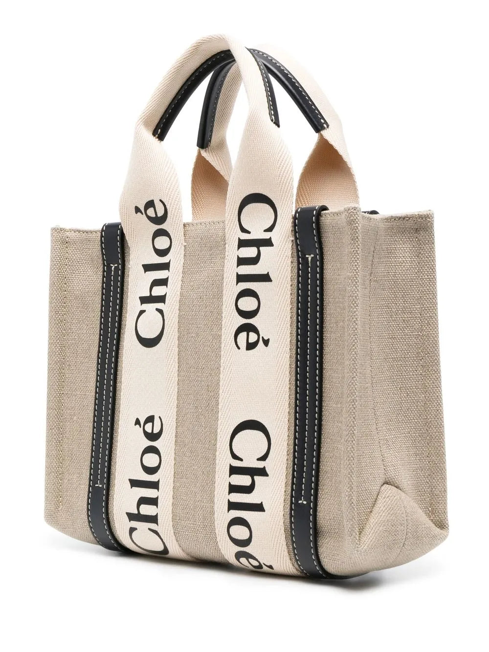 Chloé Woody logo-print tote bag