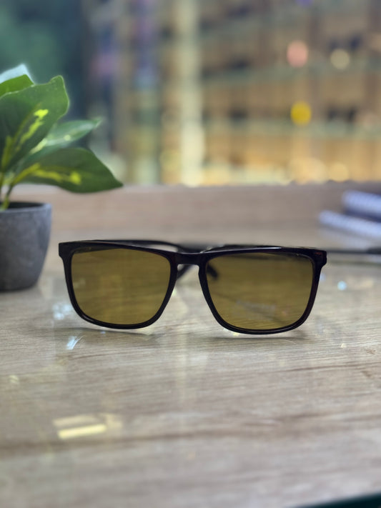 Brown Frame Armani Sunglasses –  with Brown-Tinted Lenses