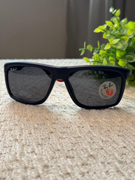Polarized Ray-Ban Sunglasses – Matte Black Frame