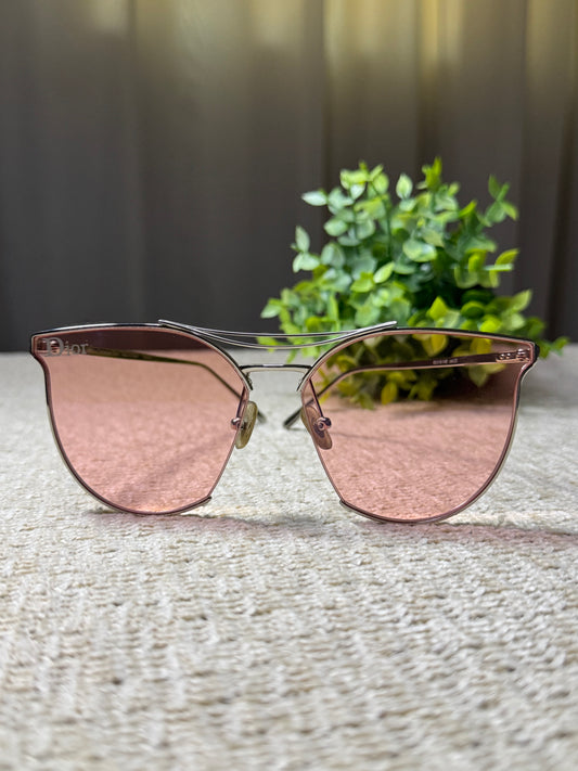 Dior Pink Mirror Aviator Sunglasses