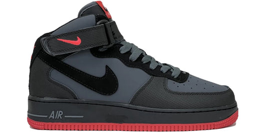 Air Force 1 Mid ´07 Dark Grey/ Black-Bright Crimson
