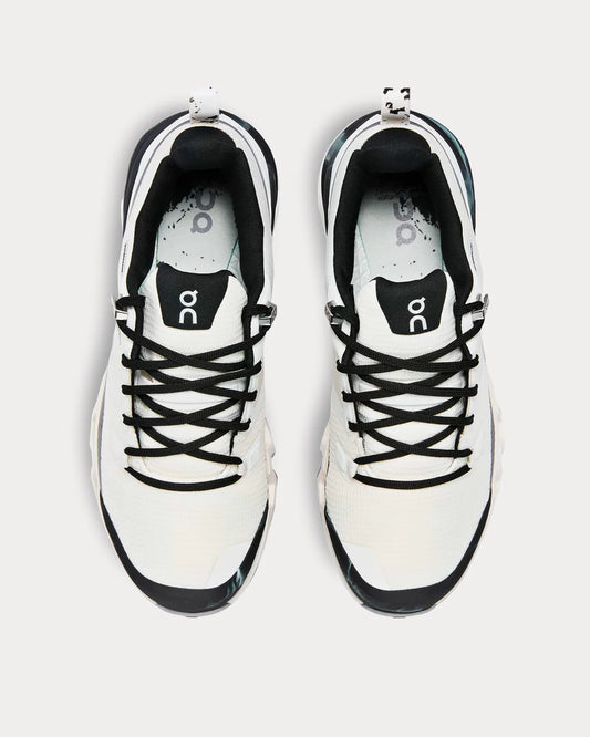On - Cloudwander Waterproof Ivory / Black Running Shoes